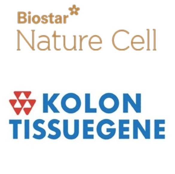 네이처셀, 코오롱티슈진 CI. /각 사 제공