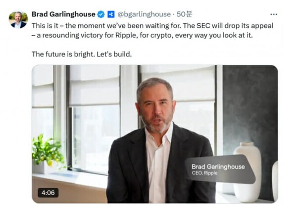 브랜드 갈링하우스 리플 CEO /사진=X