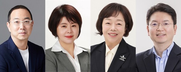 왼쪽부터 송병준 벤처기업협회장, 성미숙 한국여성벤처협회장, 박창숙 한국여성경제인협회장, 김학균한국벤처캐피탈협회장./각 협회