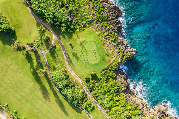 이랜드파크  코럴 오션 리조트 사이판 골프장 전경. /이랜드파크 제공
