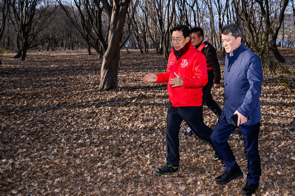 올해 1월에는 전진선 군수가 직접 한강유역환경청을 방문해 한강유역청장과 면담을 갖고 양평군의 주요 현안 해결을 위한 협력 방안을 논의했다./ 양평군 제공