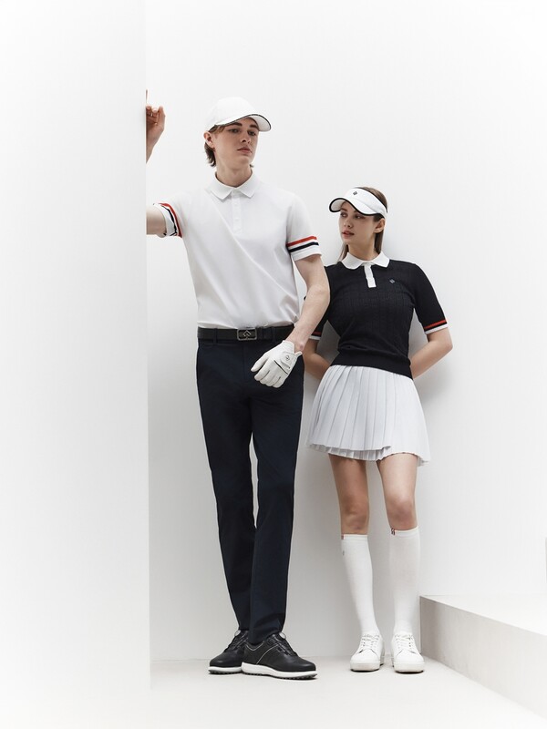 레노마골프의 25 S/S시즌 남녀 커플 셋업. /레노마골프 제공