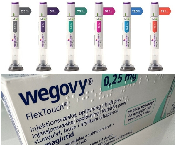 마운자로, 위고비. /한국릴리, 연합뉴스