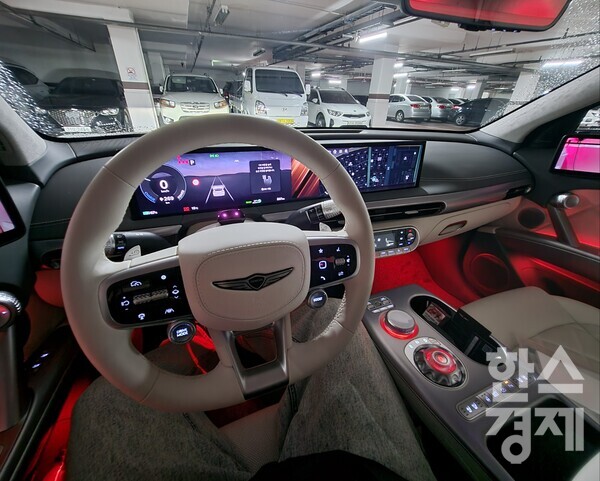 제네시스 GV60 1열/ 최창민 기자