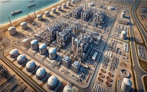 '팀 코리아'가 지난해 수주한 카타르 담수복합발전 플랜트 조감도./연합뉴스