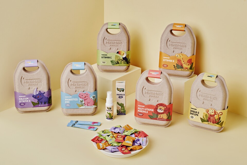 어린이 건강기능식품 브랜드 '미니막스'. /동아제약 제공