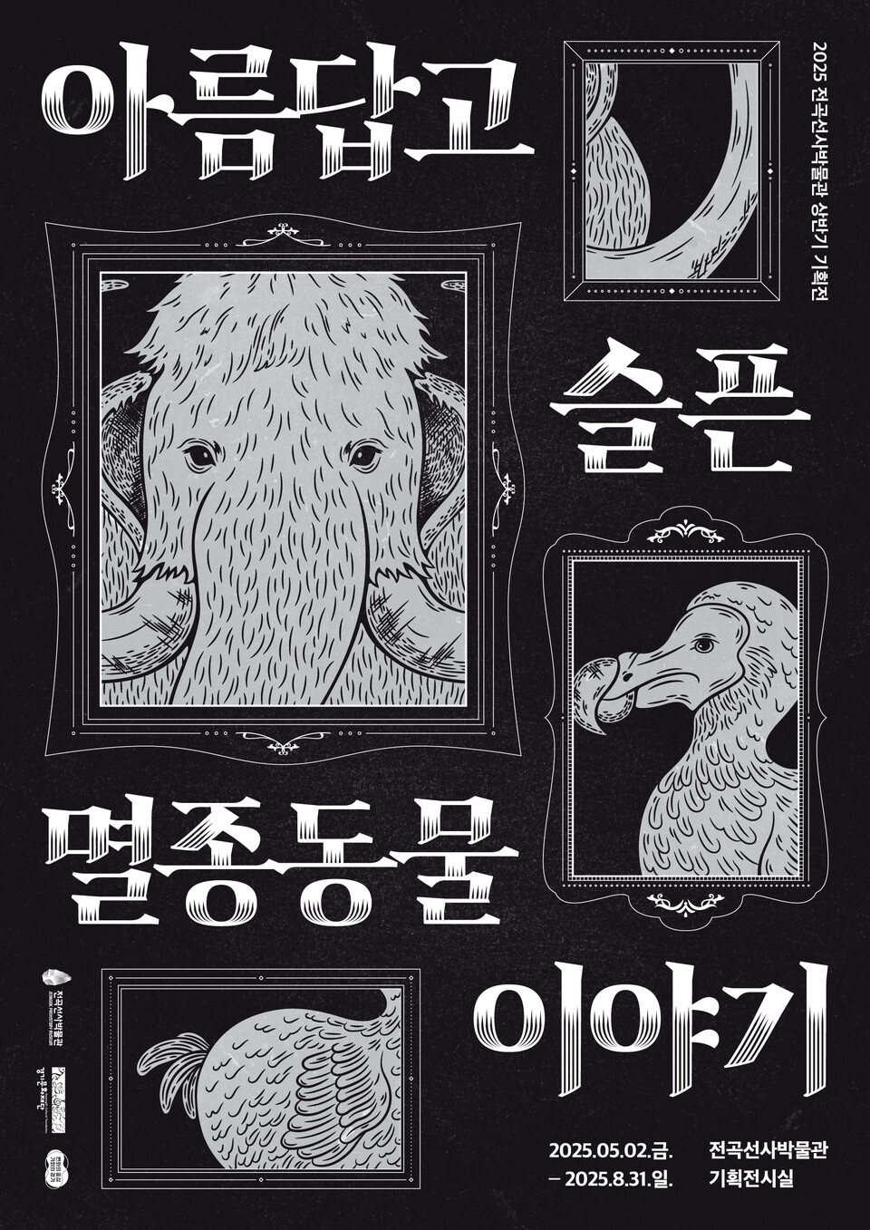 경기문화재단 전곡선사박물관(관장 이한용)이 2025년 상반기 기획전으로 《아름답고 슬픈 멸종동물 이야기》를 오는 8월 31일까지 개최한다./ 경기문화재단 제공