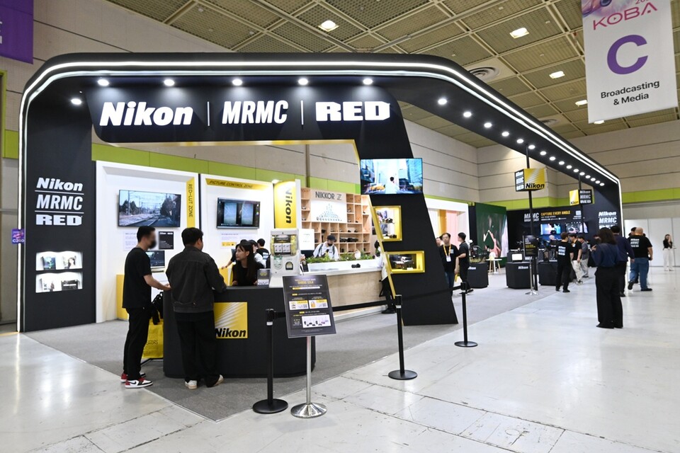 니콘이미징코리아가 ‘KOBA 2025(제33회 국제 방송·미디어·음향·조명 전시회)’에 참가했다./니콘이미징코리아