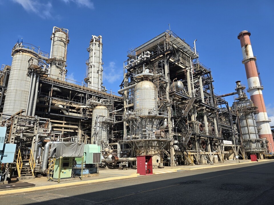 SK에너지의 국내 첫 SAF 전용 생산 라인 전경./SK에너지 제공