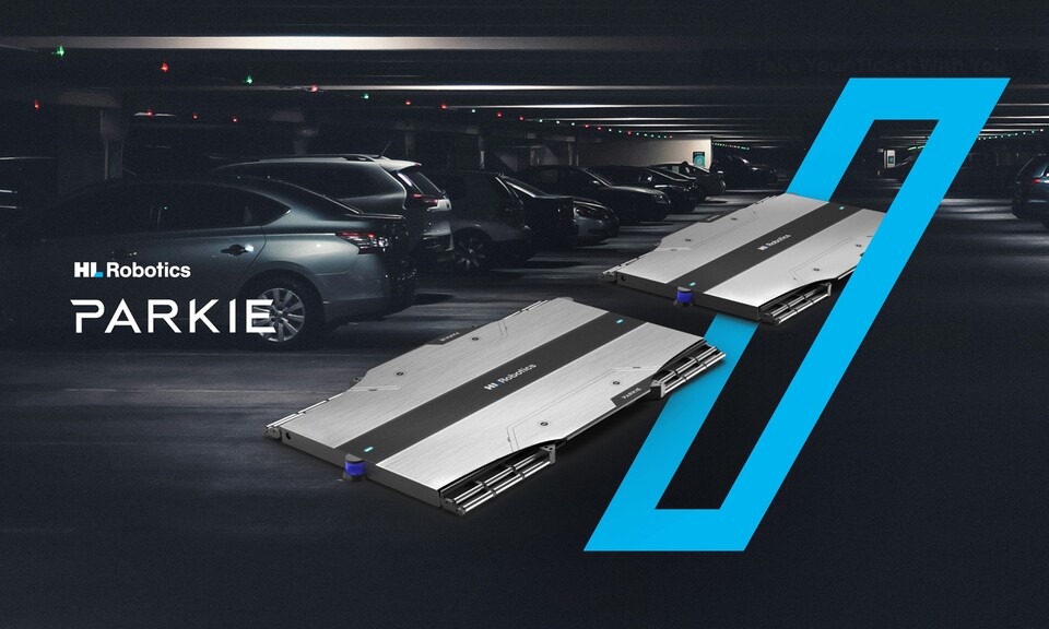 HL로보틱스 자율주행 주차 로봇 솔루션 파키(Parkie)./HL그룹