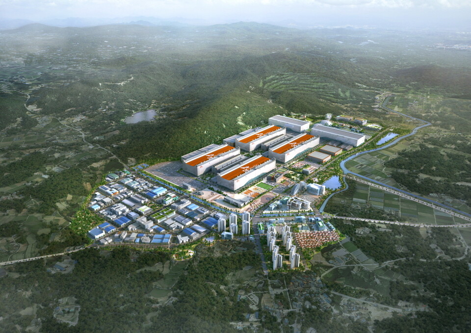 용인 반도체 클러스터 조감도/용인시 제공