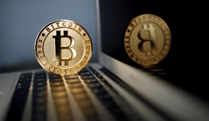 가상화폐 비트코인 모형. / 연합뉴스