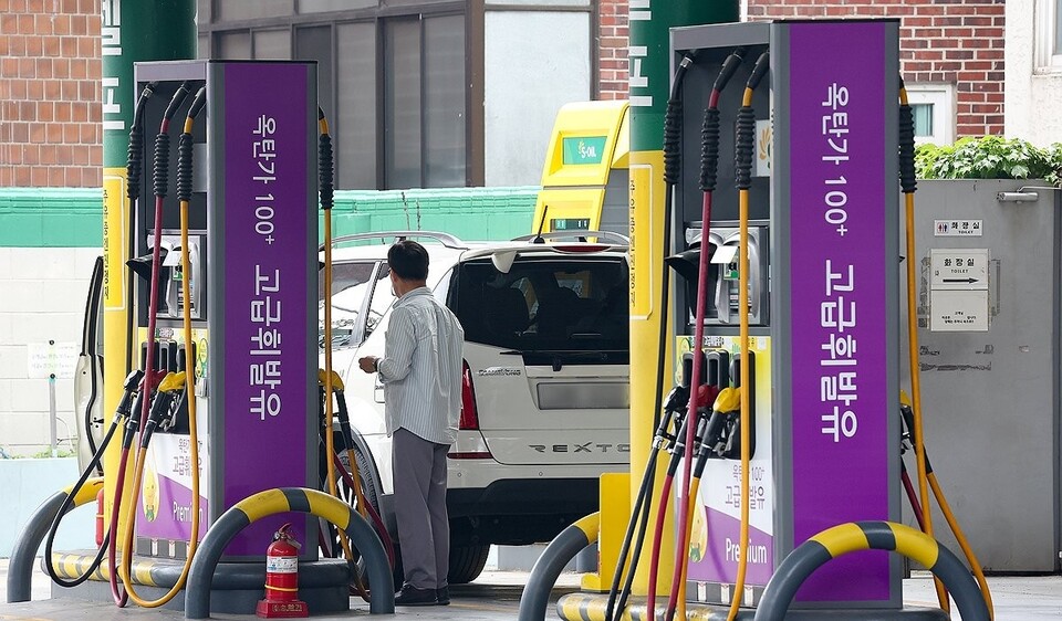서울 시내 한 주유소 전경. /연합뉴스