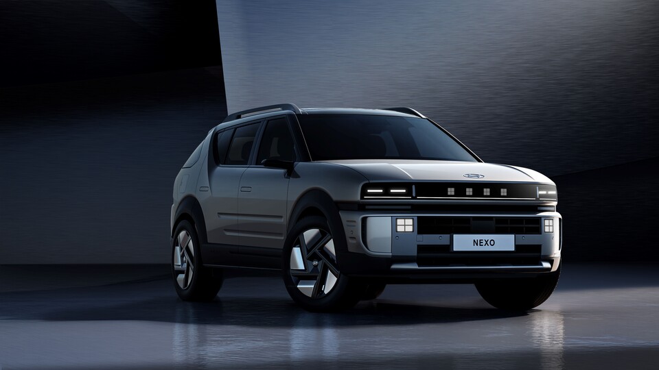 현대차가 ‘EV 트렌드 코리아 2025(EV TREND KOREA 2025)’에 참가해 디 올 뉴 넥쏘를 선보인다./현대차