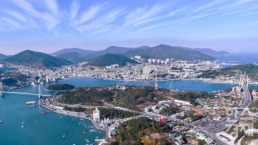 ▲여수시내 전경