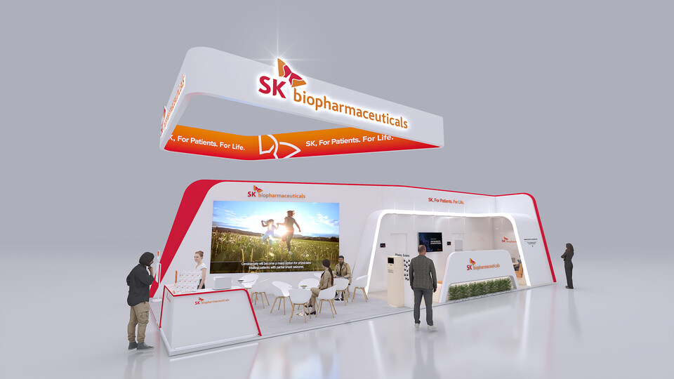SK바이오팜의 바이오USA 부스./SK바이오팜 제공