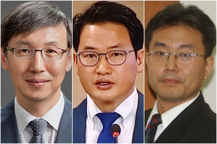왼쪽부터 한동수-심재철-이명현. 사진=연합뉴스