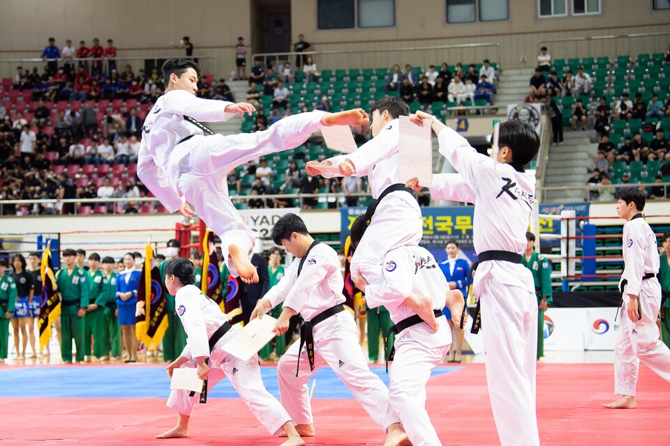 지난해  열린 2024년 무예대제전(문화체육관광부장관상 제17회 전국무예대제전). 사진=구미시 제공