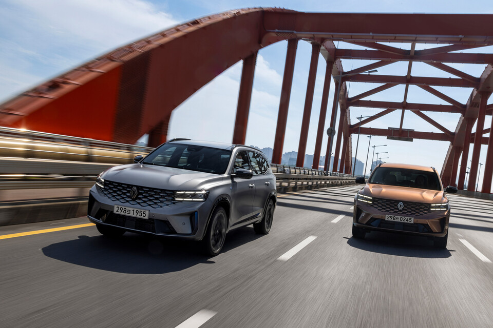 르노 그랑 콜레오스 주행 모습./르노코리아