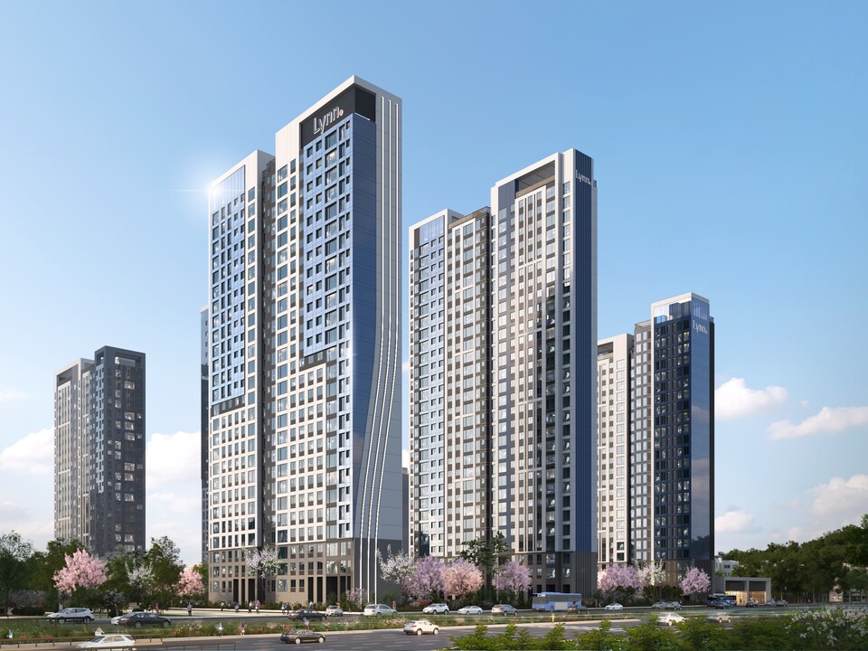 상봉역5구역 가로주택정비사업 ‘Lynn. 에디션324’ 투시도./우미건설