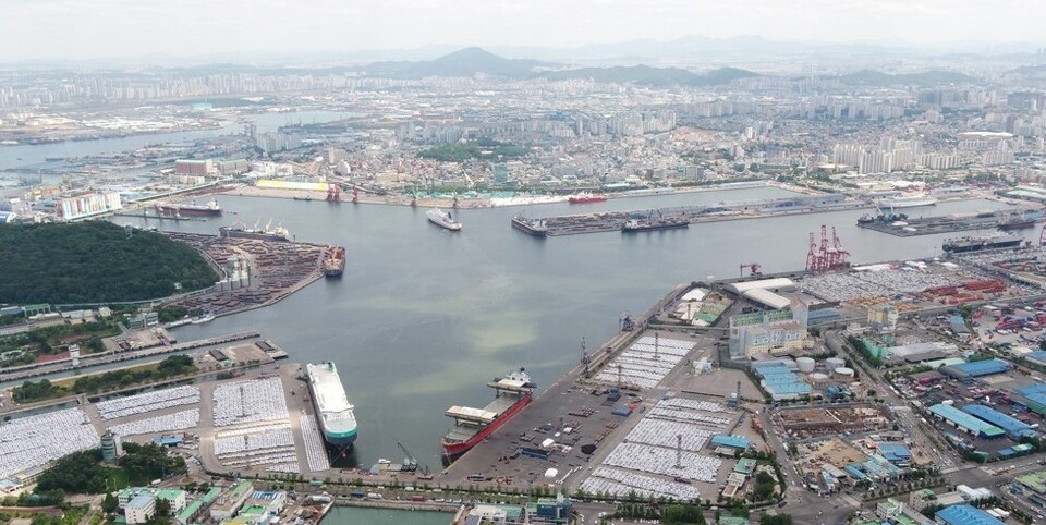 인천항 내항 전경./연합뉴스