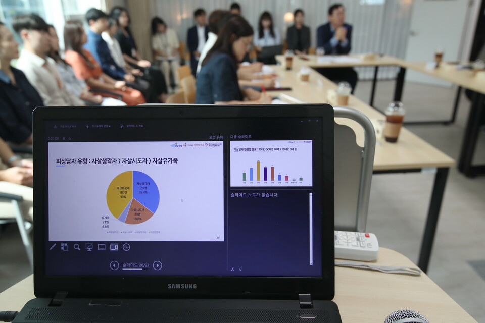 시는 지난 4월 봉담읍에서 자살예방 공동대응 관계기관 회의를 주최해, 17개 기관이 참여한 가운데 지역 내 자살 사망 원인을 분석하고 협력 방안을 논의했다./ 화성특례시 제공