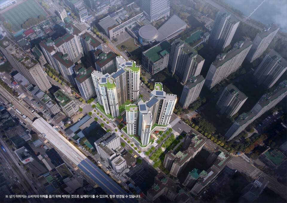 도봉 롯데캐슬 골든파크 조감도./롯데건설