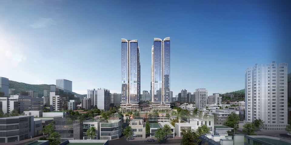 서면 써밋 더뉴 투시도./대우건설