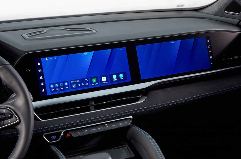 그랑 콜레오스 'openR 파노라마 스크린'./르노코리아