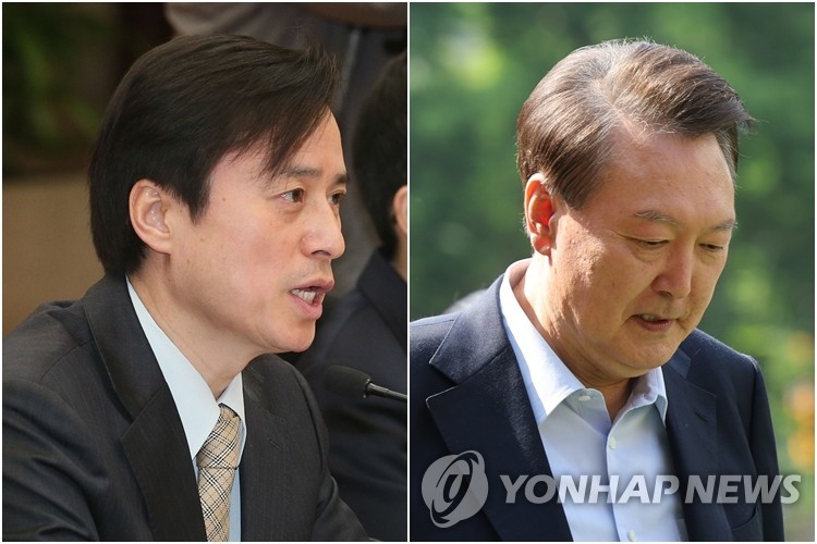 조은석 VS 윤석열. /연합뉴스