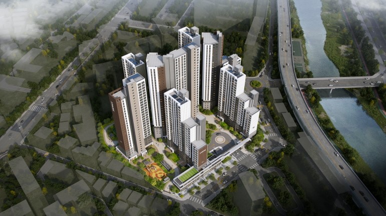 호현 센트럴 아이파크 조감도./HDC현산