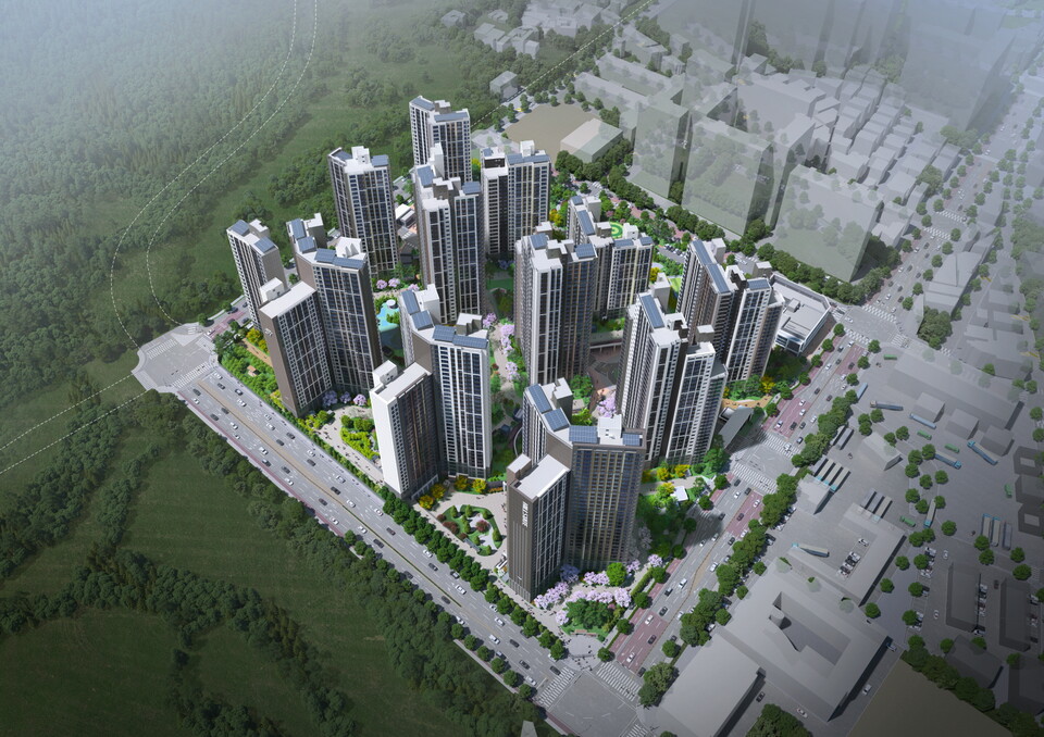 힐스테이트 회룡역파크뷰 조감도./현대건설