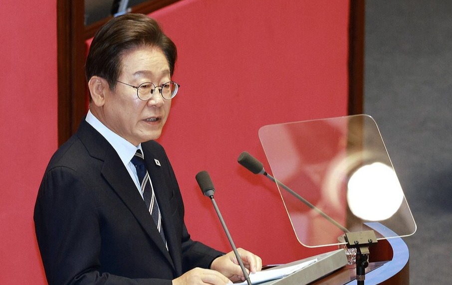 이재명 대통령이 26일 국회 본회의장에서 추가경정예산 시정연설을 하고 있다. 2025.6.26 / 연합뉴스