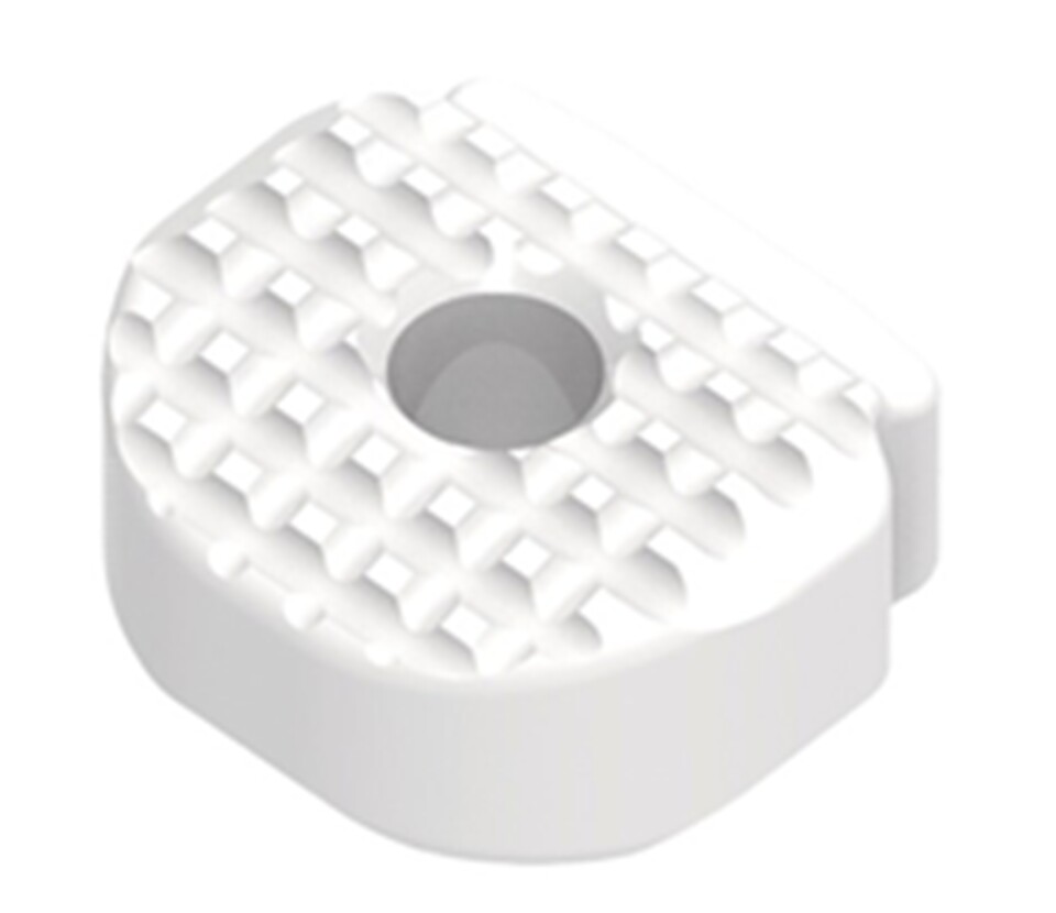 시지바이오의 경추유합술용 케이지 ‘노보맥스’./시지바이오 제공