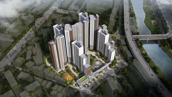 HDC현대산업개발이 오는 27일(금) 경기 안양시 만안구 박달동에 들어서는 ‘호현 센트럴 아이파크’의 견본주택을 개관한다./ HDC현대산업개발 제공