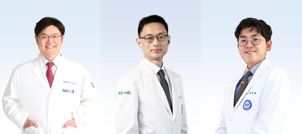 (왼쪽부터) 분당서울대병원 비뇨의학과 이상철 교수, 이대목동병원 비뇨의학과 류호영 교수, 한양대구리병원 비뇨의학과 송병도 교수./분당서울대병원 제공