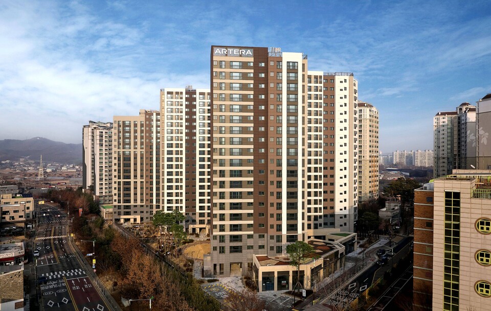 왕길역 아테라 단지 전경 사진./금호건설