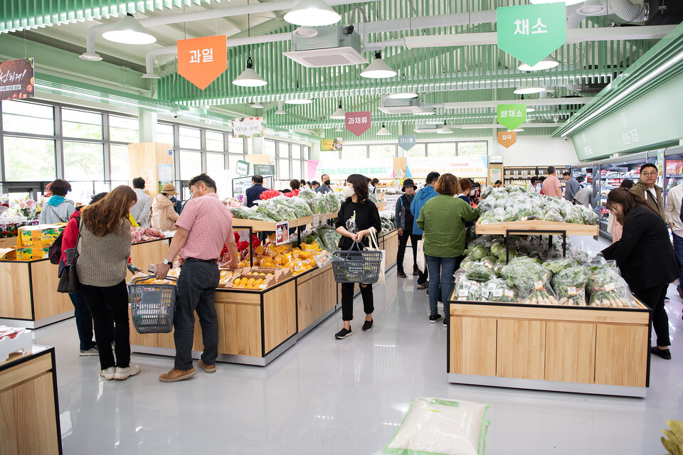 구미시로컬푸드직매장. 사진=구미시 제공