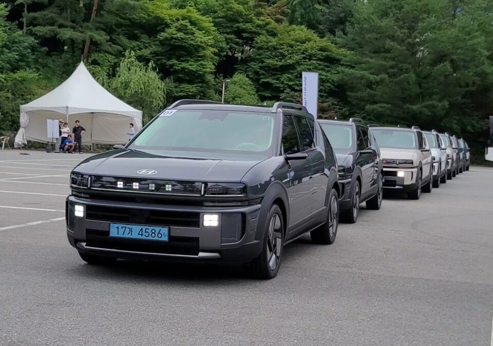 6일 춘천에서 개최된 ‘Drive NEXO Together’ 행사의 모습./현대차