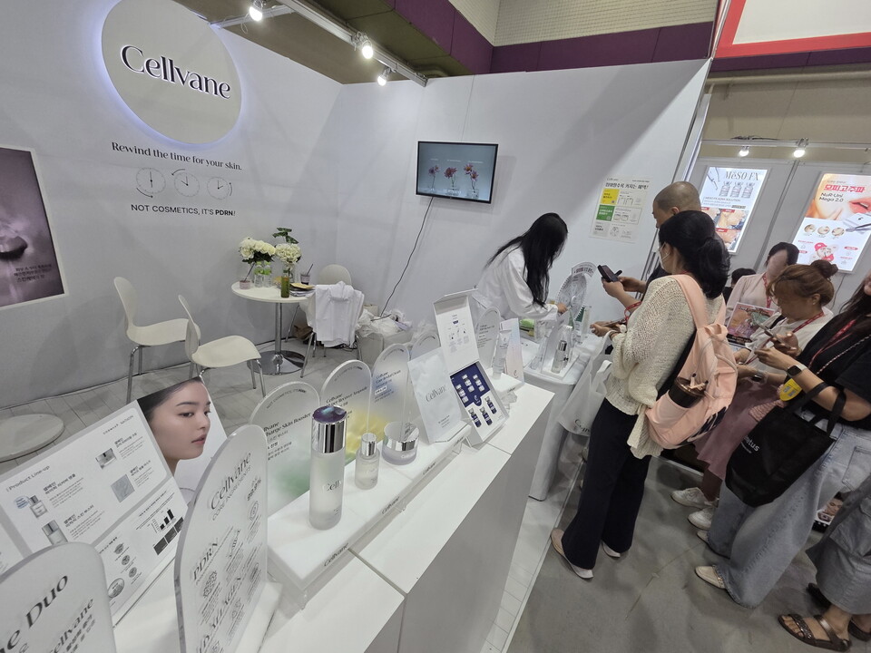 제론셀베인 ‘2025 인터참코리아’ 부스. /제론셀베인 제공