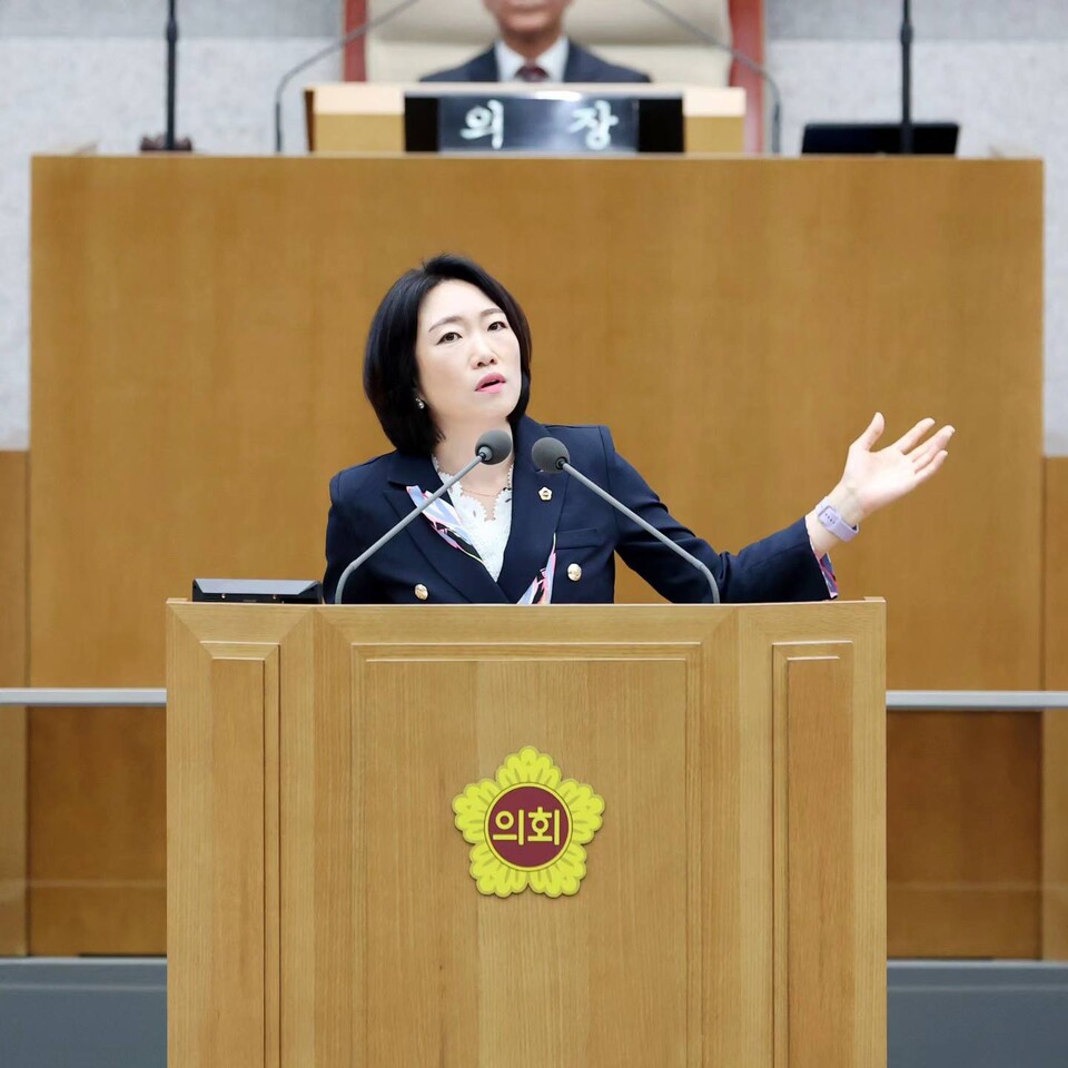 경기도의회 기획재정위원회 이혜원 부위원장(국민의힘, 양평2)은 도정을 움직이는 동력은 결국 재정이라는 철학을 강조하며, “정책의 설계부터 사후 점검까지, 재정 감시와 조정 기능이야말로 가장 중요한 정치”라고 말했다./ 경기도의회 제공