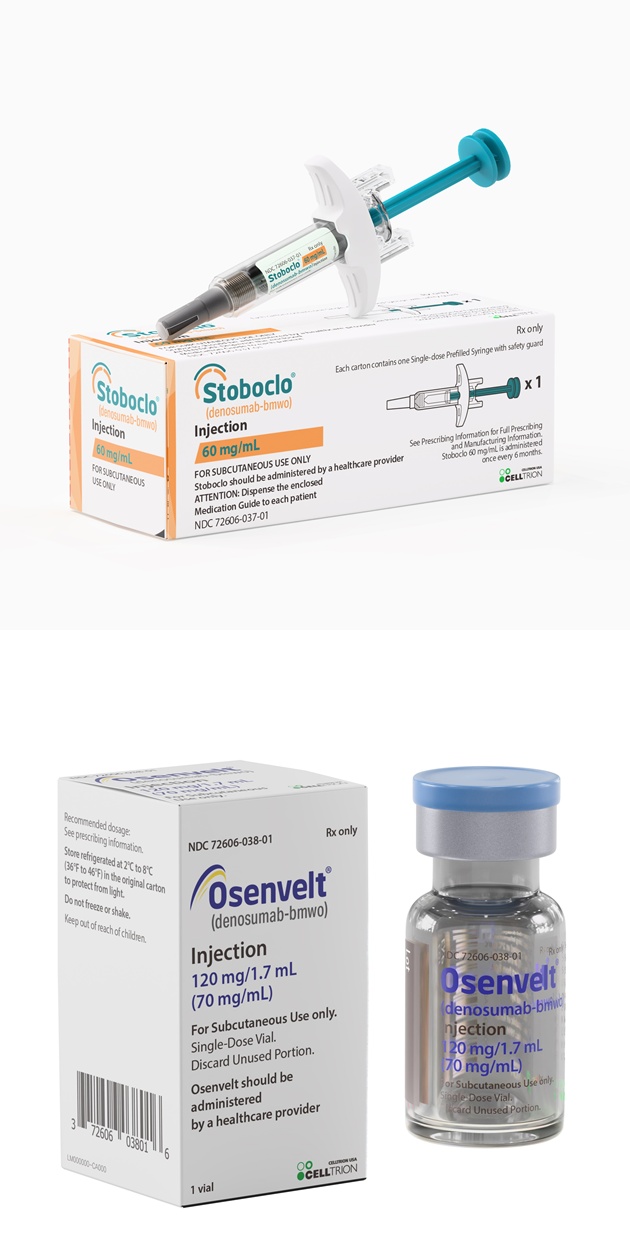 (위) 스토보클로, (아래) 오센벨트. /셀트리온 제공