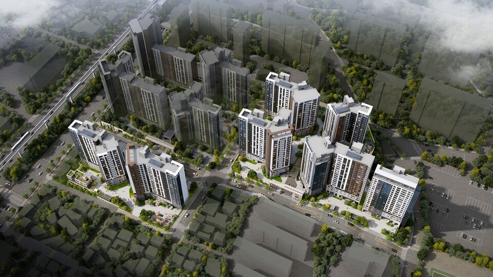 대구 범어 2차 아이파크 조감도./HDC현산