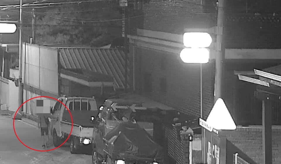 김천 통합관제센터 차량털이범 현장검거. 사진=김천시 제공