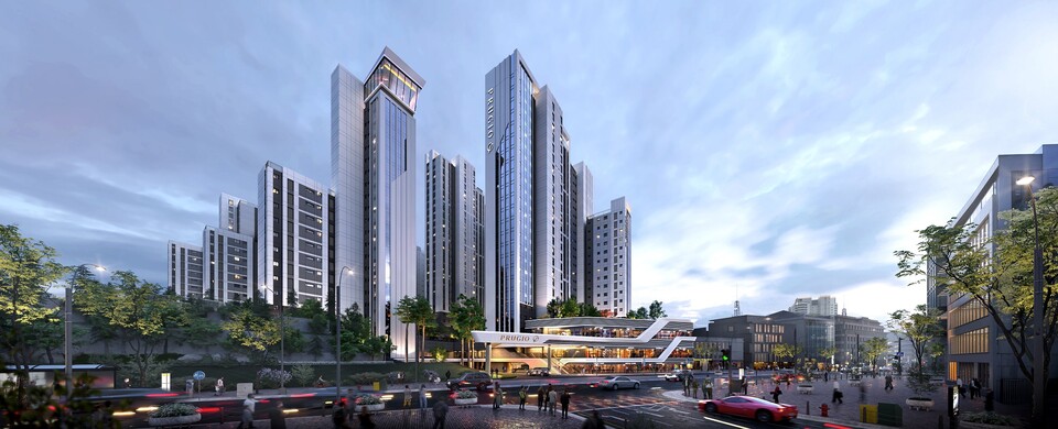 프라우드힐 푸르지오 투시도./대우건설