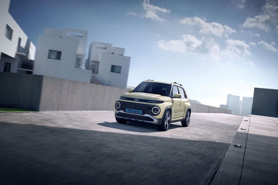 현대자동차가 엔트리 SUV 캐스퍼의 연식 변경 모델 ‘2026 캐스퍼’와 ‘2026 캐스퍼 일렉트릭’을 15일 출시하고 본격적인 판매에 돌입했다. 2026 캐스퍼 일렉트릭 외장./현대차