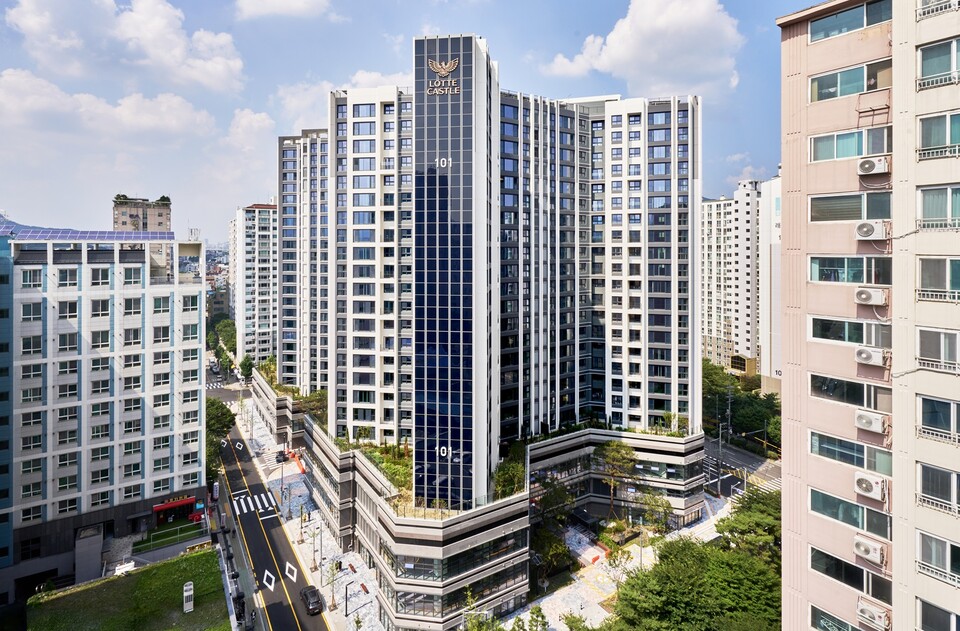 도봉 롯데캐슬 골든파크 단지 전경./롯데건설