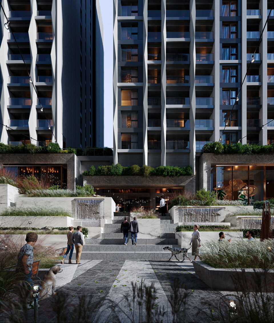 더파크사이드 스위트 투시도./일레븐건설