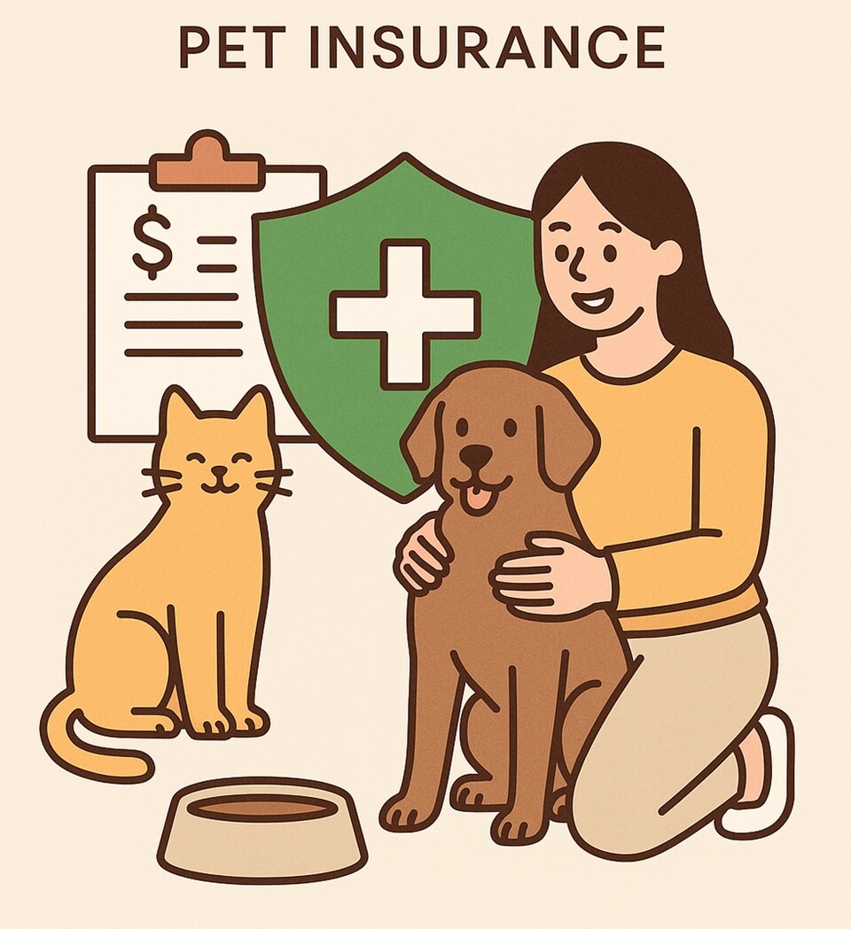 반려동물보험(펫보험) 시장이 급성장하며 보험업계의 차세대 격전지로 떠오르고 있다. 사진/.쳇 gpt