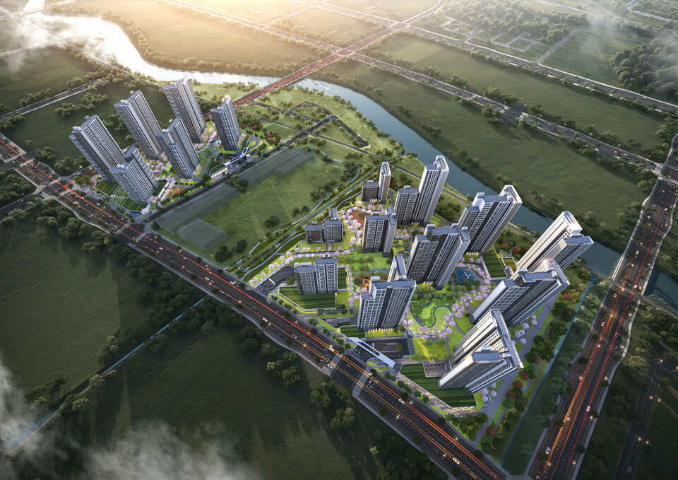  광명시흥 S2-4, S2-6BL 통합 조감도./DL건설